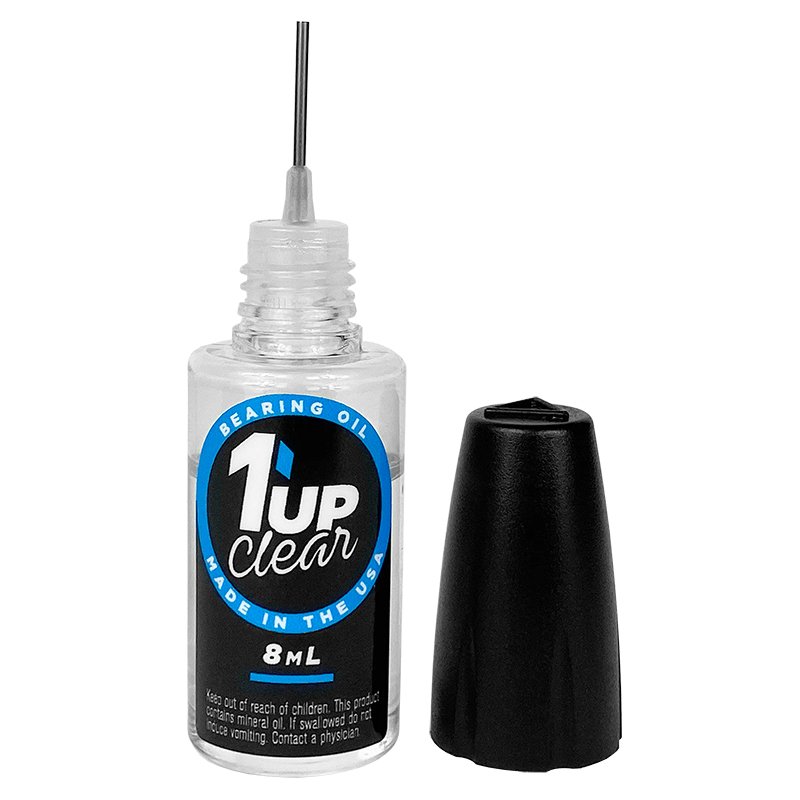 1up Racing Clear Bearing Oil ? 8ml Oiler Bottle, 7,60