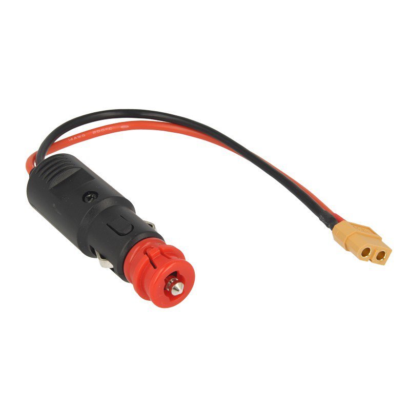 YINGAYOU XT60 Zigarettenanzünder Kabel 2m - 14AWG Mit Schalter & LED