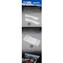 1/8th ON-Road Wing Set-Wide (2) & Screw Set (2pcs)