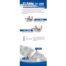 Titanium Low-Head Screw 3x8mm (8)