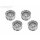 CARTEN OFFSET CHANGEABLE WHEEL SET (14SPOKE/MATTE SILVER) / 4PCS