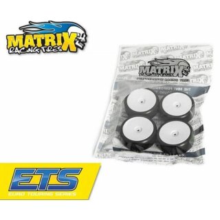 Matrix 1:10 Tourenwagen 28R Reifen Komplettrad verklebt Teppich (4) - ETS