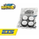 Matrix 1:10 Tourenwagen 28R Reifen Komplettrad verklebt...