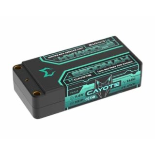 6500mAh 2S Shorty LiPo Akku 145C 228g CAYOTE Racing