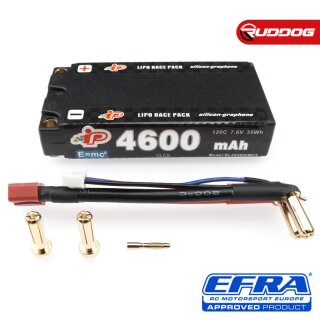 Intellect MC4 4600mAh 120C 7.6V Long Runtime LCG Graphene Shorty Pack LiHV