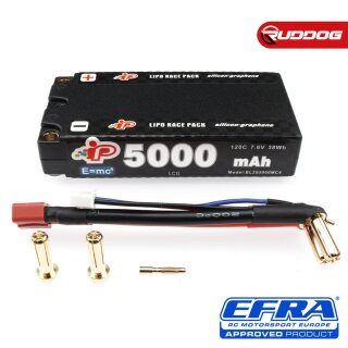 Intellect MC4 5000mAh 120C 7.6V LCG Graphene Shorty Pack LiHV