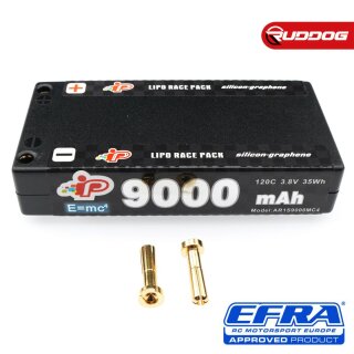 Intellect MC4 9000mAh 120C 3.8V 1S Long Runtime Graphene 1/12 Pack LiHV