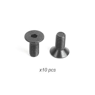2.5x6mm Thin Flat Screw (10)