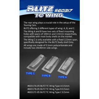 BLITZ TC Wing Type B 0.5mm Speciale