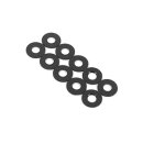 3x7x0.5mm Sink Edge Alu Shims (10)
