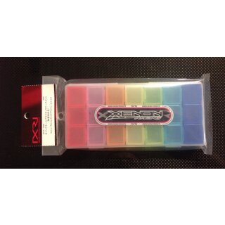 Xenon Small Plastic Case Set 21-Compartment (180 x 85 x 20mm)