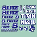 TiTAN /BLITZ Decal (Blue /White)