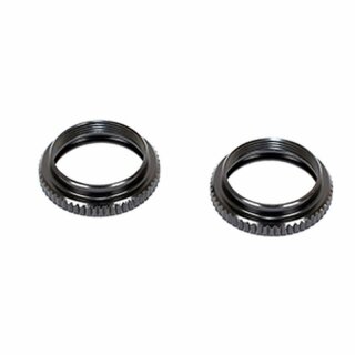 R11 Shock Adj Nut-Black (2)