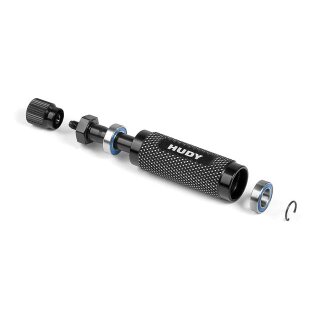 HUDY 105520 - Adapter für Reifenwuchtmaschine - 1/10 Tourenwagen mit 12mm Sechskantmitnehmer