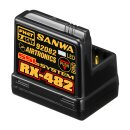 SANWA SAN107A41257A - RX-482 Empfänger - FH3 / FH4 - 4 Kanal SSL mit integrierter Antenne