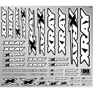 XRAY 397311 - Karosserieaufkleber - Weiss