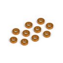 Unterlegscheibe 3mm x 6mm x 2,0mm, Alu Orange (10)