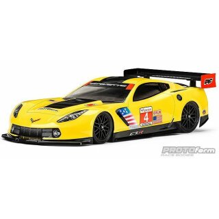 Protoform 1557-30 - Corvette C7.R - 190mm GT Karosserie für normale TW Chassis