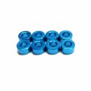 Aluminium Spacer 3 x 3,0mm Blau (8Stk.)