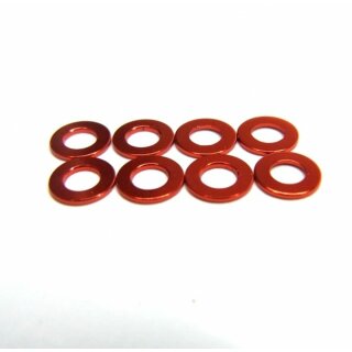 Aluminium Spacer 3 x 0,5mm Orange (8Stk.)