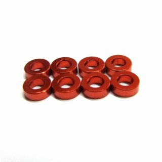 Aluminium Spacer 3 x 2,0mm Orange (8Stk.)