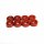 Aluminium Spacer 3 x 2,0mm Orange (8Stk.)