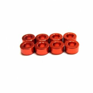 Aluminium Spacer 3 x 3,0mm Orange (8Stk.)