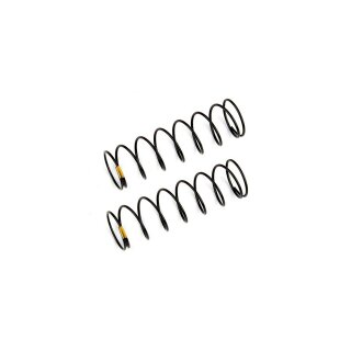 Team Associated Rear Shock Springs, yellow, 2.30 lb in, L61mm