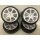 TEAMPOWERS 1:10 Touring Car Rubber Tire Set - 7 strokes, Pre-Glue, 34R - TP-TPG3414-H