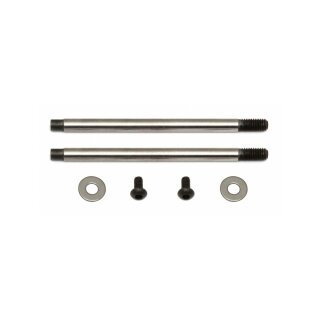 Team Associated FT 3x27.5 mm Shock Shafts (V2), Chrome