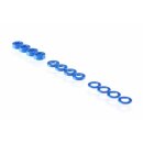 RUDDOG 3mm Washer Set Dark Blue (0.5mm/1.0mm/2.0mm)