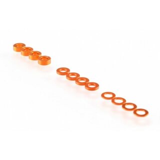 RUDDOG 3mm Washer Set Orange (0.5mm/1.0mm/2.0mm)