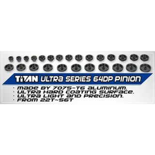 64dp 38T Aluminum Pinion /Ultra Series