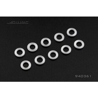 3x6 1mm Alu Spacer (10stk.)