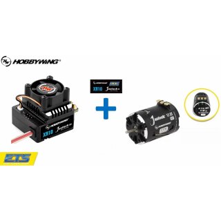 Hobbywing XeRun XR10 Justock G3 ETS Regler &amp; XeRun Justock G2.1 17.5T ETS Motor