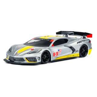 Protoform 1574-25 - Corvette C8 - 190mm GT Karosserie für normale TW Chassis - LIGHTWEIGHT