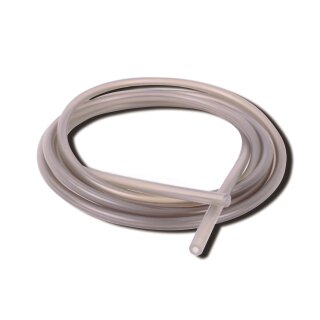 Silicon Fuel Tube Transparent Gray 2.4mm X 5.5mm Length 90cm