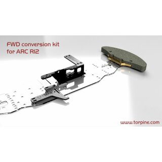torpine Front Wheel Drive (FWD) conversion kit für ARC R12 (ohne geteilte Spurblöcke)