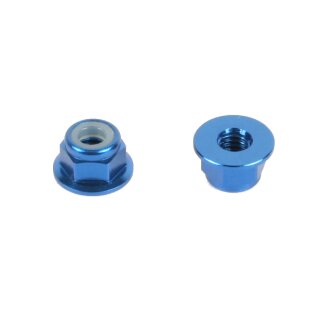 M4 Aluminum Nylon Nut with Flange (8pcs /Pack)