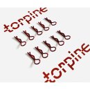 Body clip red  for 1/10 (10pcs)