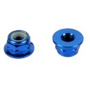 M5 Thin Aluminum Nylon Nut with Flange Reverse Thread for...