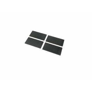 MXLR - MAX-05-001 - Carbon Heckflügel Winglets - für 1:10 Tourenwagen - 40x20mm (4 Stück)