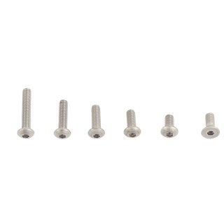 Titanium Screw Ball Head 3mm X 8mm (10 Stk)