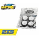 Matrix 1:10 Tourenwagen 36R Reifen Komplettrad verklebt...