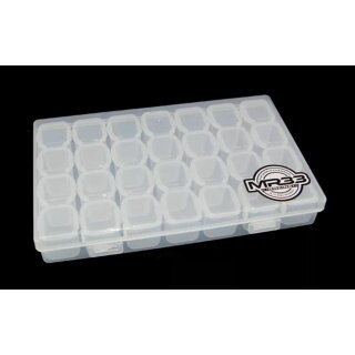 MR33 Hardware Box Medium Clear 17,5 x 11 x 2,6cm, 28 in 1 box