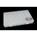 MR33 Hardware Box Medium Clear 17,5 x 11 x 2,6cm, 28 in 1...