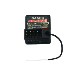 SANWA SAN107A41376A - RX-493i Empfänger - FH5 - 4 Kanal - Dual ID + Signal Indicator