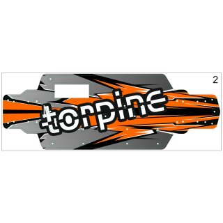 Chassis Schutzfolie CARTEN T410R - Orange