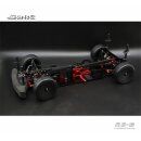 R3 &quot;Hobby&quot; Edition Glasserfaser Mittelmotor Tourenwagen + Blitz TCN Karosse