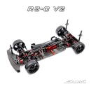 R3 &quot;Club Racer&quot; Gun Metal Edition Carbon Mittelmotor Tourenwagen - V2 + Blitz TCN Karosse